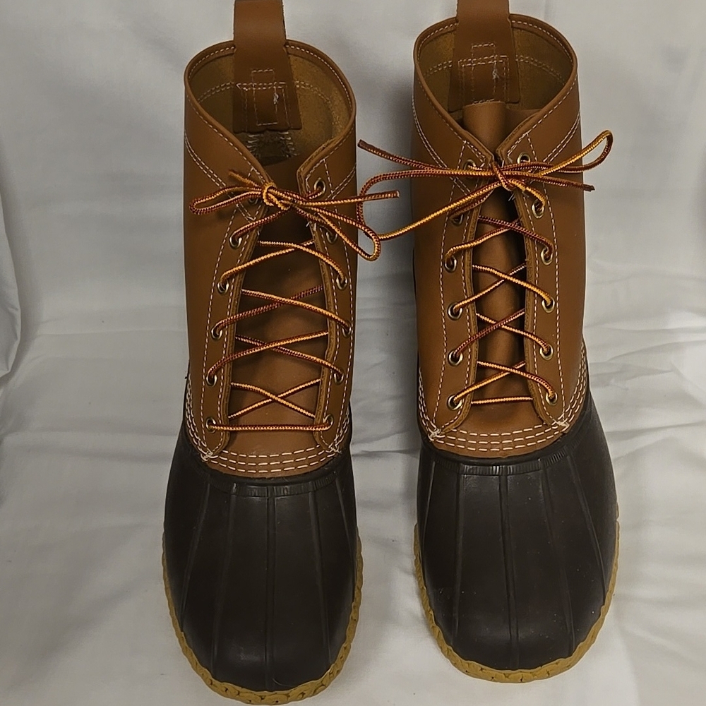 Men's Brown and Black Duck Boots